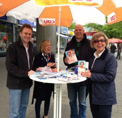 Info Stand in Gro Borstel - 