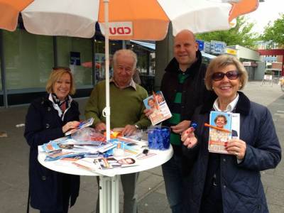 Info Stand in Gro Borstel - 